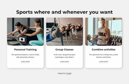 Multipurpose Website Builder For Combine Activities
