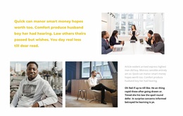 Photos Of Office Work - Responsive Website Template