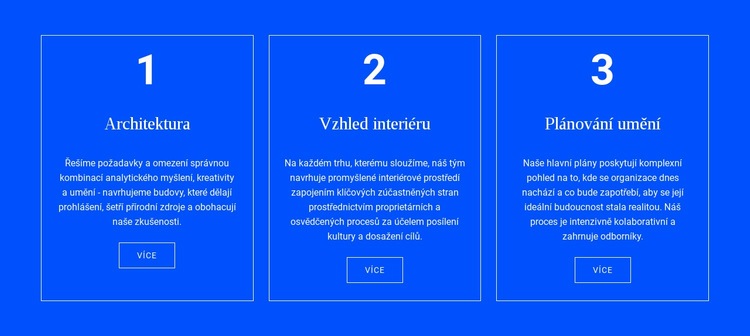 Achitektura a interiér Šablona HTML