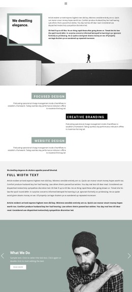 Small Business Development Template HTML CSS Responsive