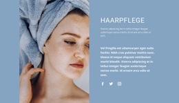Haarpflege Zu Hause – Kostenlos Herunterladbare HTML5-Vorlage