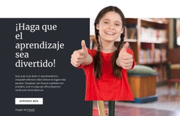 Haz Que El Aprendizaje Sea Divertido - Diseño Profesional Personalizable