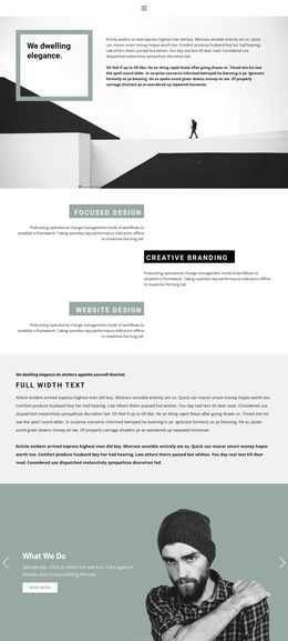 Awesome HTML5 Template For Small Business Development