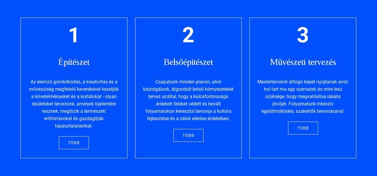 Az építészet és a belső tér Weboldal sablon