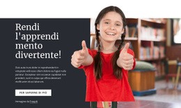 Rendi L'Apprendimento Divertente - Design Professionale Personalizzabile