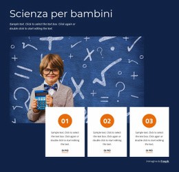 Scienza Divertente Per Bambini - Pagina Di Destinazione