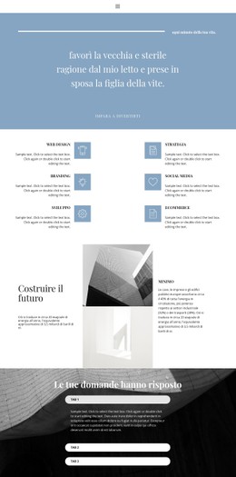 Sito Web Della Pagina Per Creiamo Stile