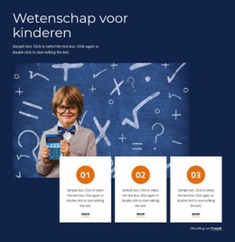 Leuke Wetenschap Voor Kinderen - Ontwerper Van Bestemmingspagina'S