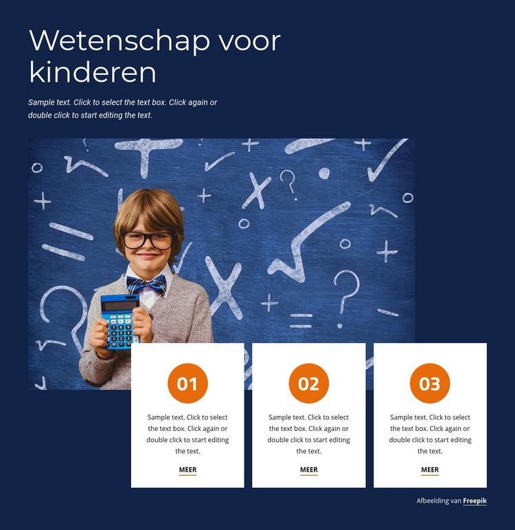 Leuke wetenschap voor kinderen Bestemmingspagina