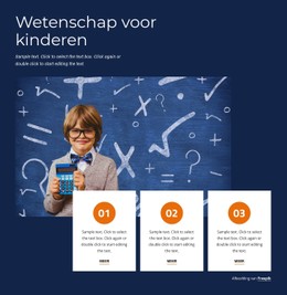 Leuke Wetenschap Voor Kinderen CSS-Websitesjabloon