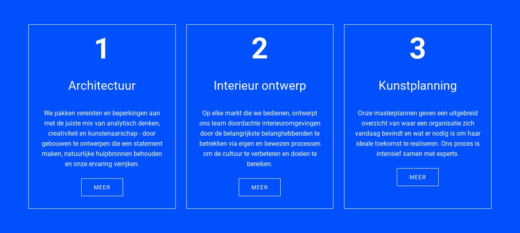 Architectuur en interieur HTML-sjabloon