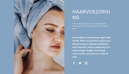 Haarverzorging Thuis - Multifunctionele Websitebouwer