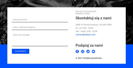 Skontaktuj Się Z Nami I Śledź Nas Motyw WordPress