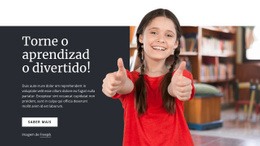 Torne O Aprendizado Divertido - Design Profissional Personalizável