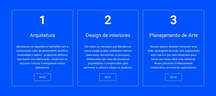 Arquitetura e interior Template CSS