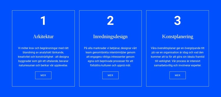 Arkitektur och interiör HTML-mall