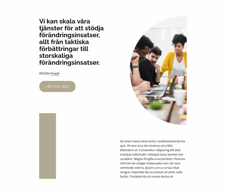 Finansiell rådgivning HTML-mall