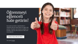 Öğrenmeyi Eğlenceli Hale Getirin - Özelleştirilebilir Profesyonel Tasarım