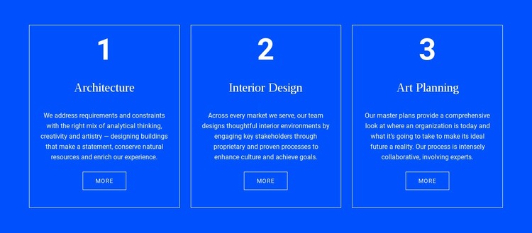 Achitecture and interior Web Page Design