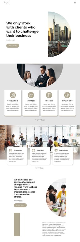 Customer Success Consultants - Free WordPress Theme