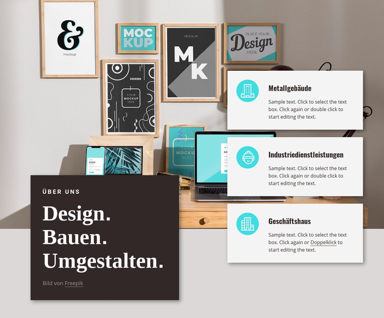 Innovationen schaffen HTML-Vorlage