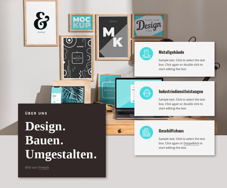 Innovationen schaffen HTML Website Builder