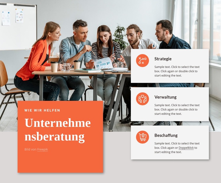 Strategie, digitale, fortschrittliche Analyse HTML5-Vorlage