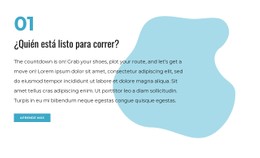 Corre Para Lograr Tu Objetivo De Fitness Plantilla CSS De Tabla