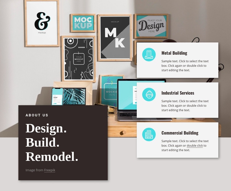 Create innovations Homepage Design