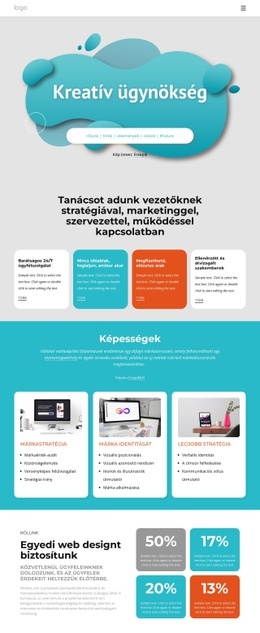 Eredeti Design Stúdió - HTML Oldalsablon