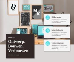 Creëer Innovaties - Online-Mockup