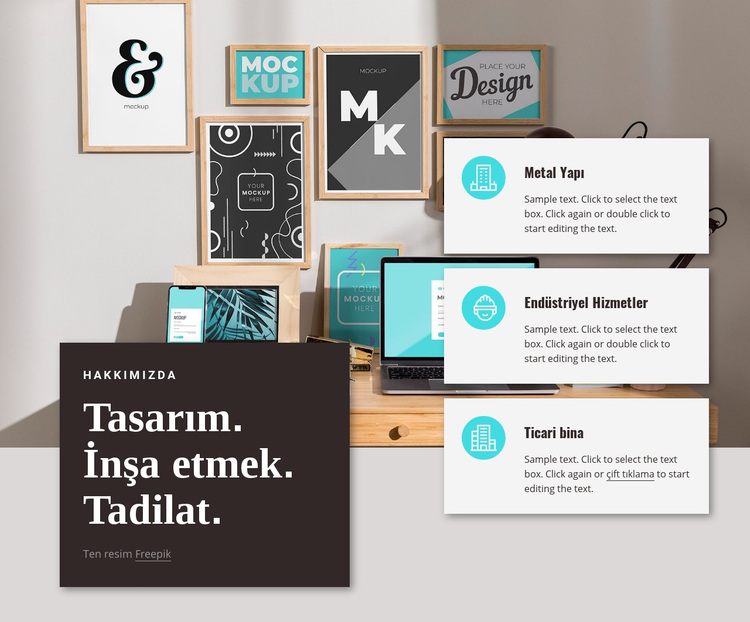 Yenilikler yaratın WordPress Teması