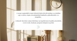 Elegancia A Belső Térben - Webfejlesztési Sablon