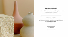 Decorations For The Interior - Responsive Website Design