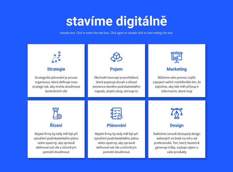 Stavíme digitální projekty Šablona CSS