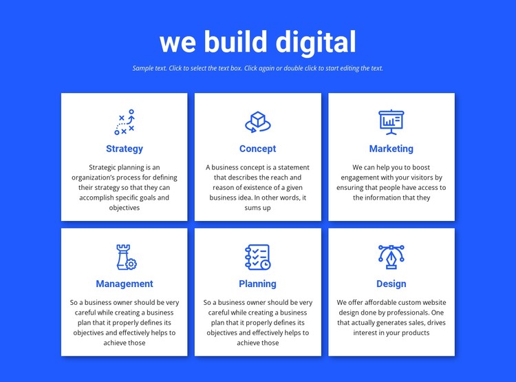 We build digital projects CSS Template