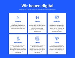 Wir Bauen Digitale Projekte - Website-Vorlagen