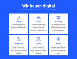 Wir Bauen Digitale Projekte – Drag & Drop-WordPress-Theme