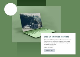 Crea Un Sitio Web Increíble - Hermosa Plantilla HTML5