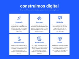 Construimos Proyectos Digitales: Plantilla Creativa Multipropósito De Una Página