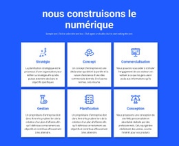 Nous Construisons Des Projets Numériques - Créateur De Sites Web