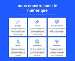 Nous Construisons Des Projets Numériques - HTML Page Maker