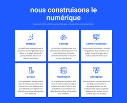 Modèle De Plate-Forme De Lancement Pour Nous Construisons Des Projets Numériques