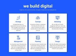 HTML Code For We Build Digital Projects