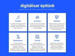Digitális Projekteket Építünk – E-Kereskedelmi Sablon