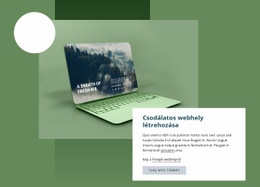 Csodálatos Weboldal Készítése - Ingyenes HTML-Sablon