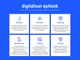 Digitális Projekteket Építünk - Webhelysablonok