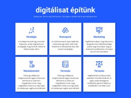 Platformsablon Indítása A(Z) Digitális Projekteket Építünk Számára