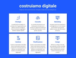 Realizziamo Progetti Digitali - Modello Creativo Multiuso Di Una Pagina