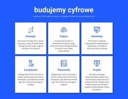 Responsywny HTML5 Dla Budujemy Projekty Cyfrowe